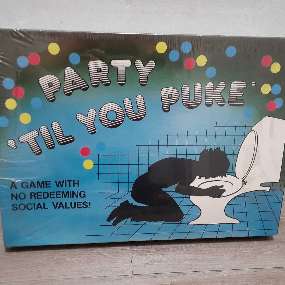 Vintage 1993 Party Till You Puke Game New Sealed